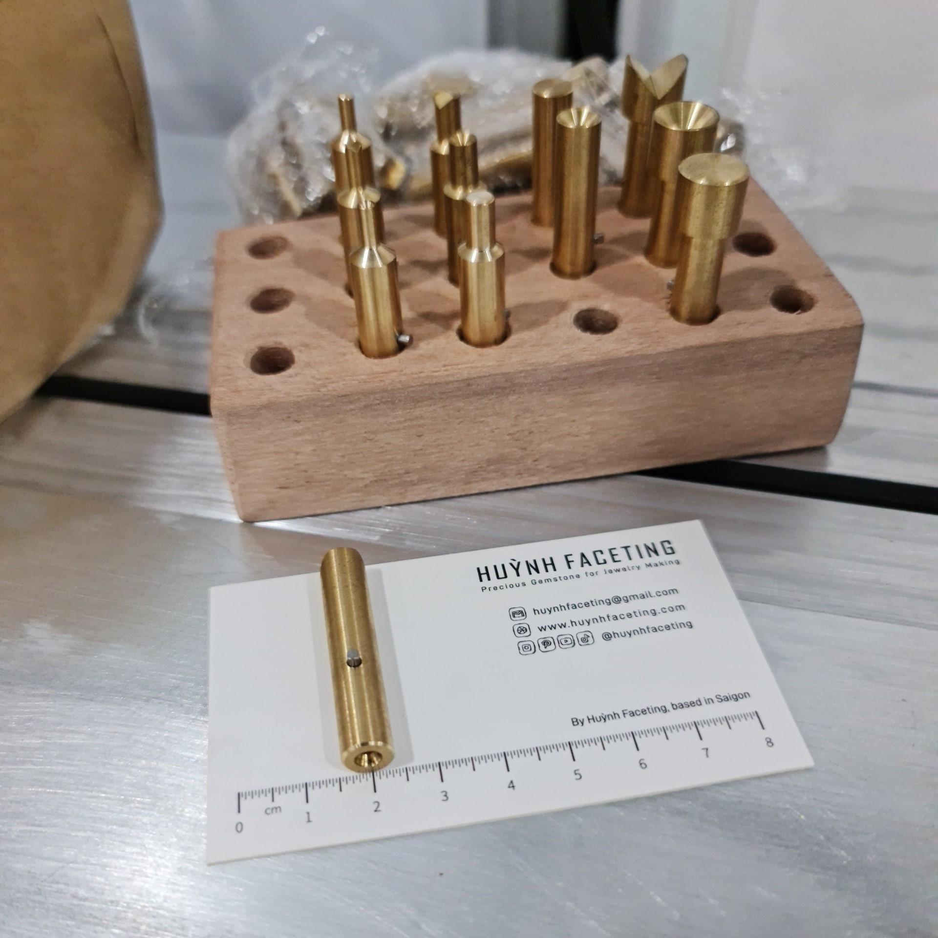 Brass DOP 8mm thanh đồng 8li